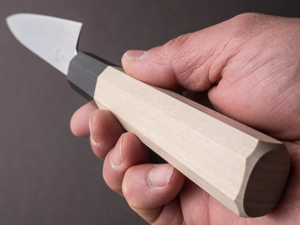 Takada no Hamono - Blue #1 HH - 135mm Petty - Ho Wood Handle - Image 9