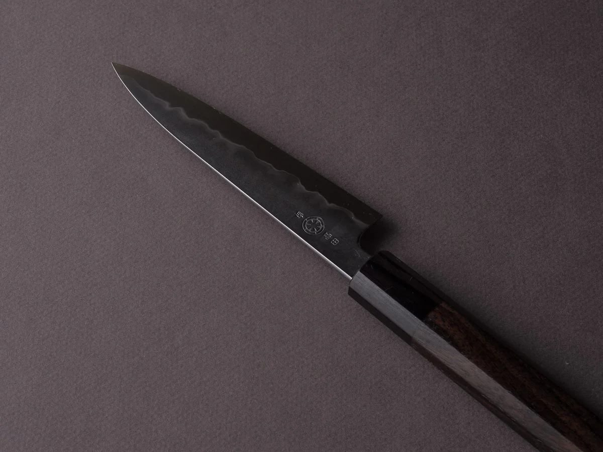Takada no Hamono - Blue #1 Suiboku - 135mm Petty - Rosewood Handle - Image 2