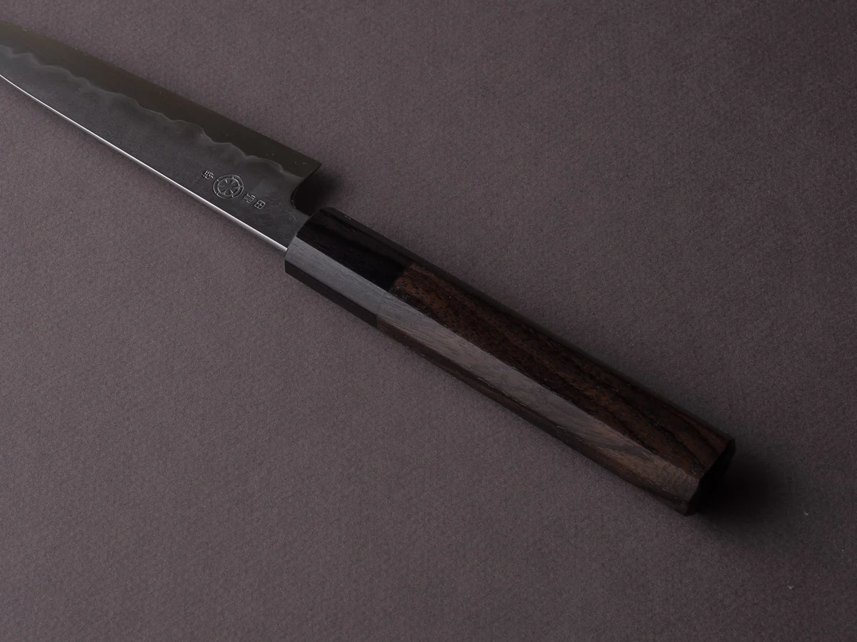 Takada no Hamono - Blue #1 Suiboku - 135mm Petty - Rosewood Handle - Image 4
