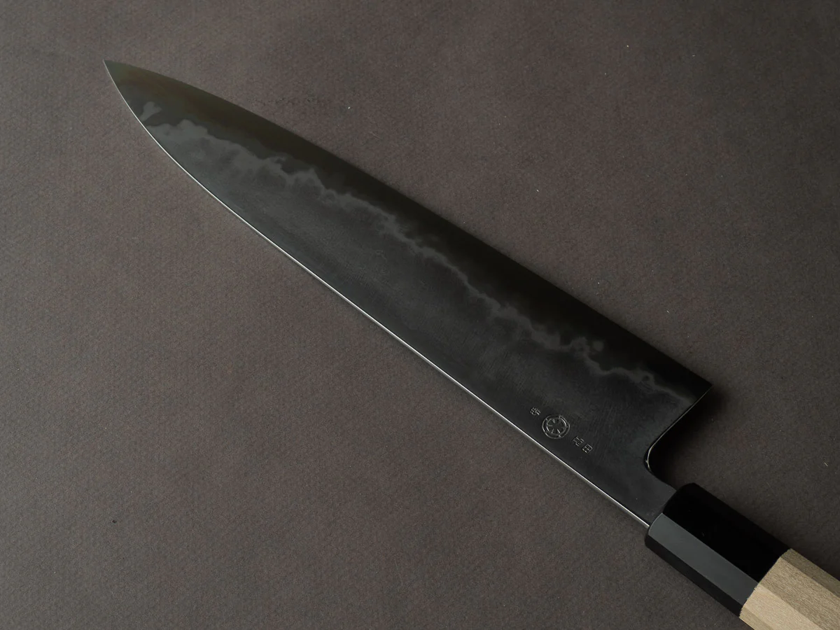 Takada no Hamono - Blue #1 - Suiboku - 240mm Gyuto - Ho Wood Handle - Image 2