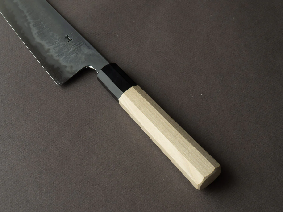 Takada no Hamono - Blue #1 - Suiboku - 240mm Gyuto - Ho Wood Handle - Image 4