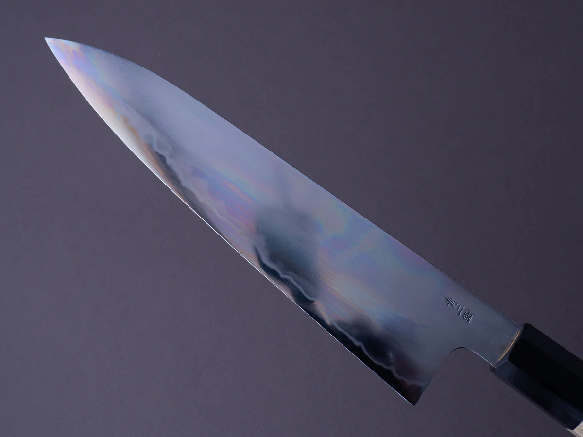 Takada no Hamono - Blue #2 - Suiboku - 210mm Gyuto - Ho Wood Handle - Image 4