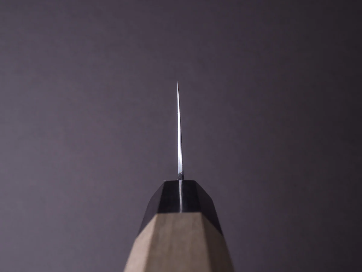 Takada no Hamono - Suiboku - Blue #2 - 240mm Gyuto - Ho Wood Handle - Image 10