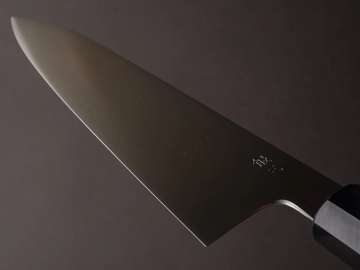 Takada no Hamono - Ginsanko - HH - 210mm Gyuto - Ho Wood Handle - Image 11