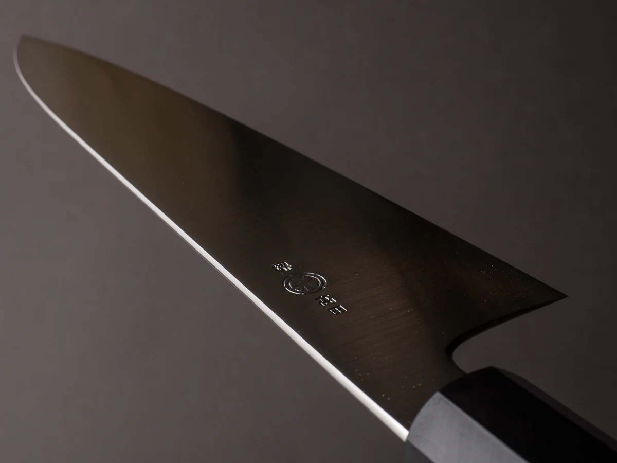 Takada no Hamono - Ginsanko - HH - 210mm Gyuto - Ho Wood Handle - Image 12