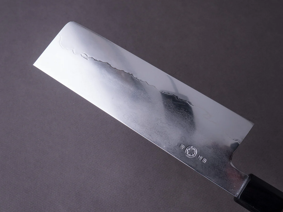 Takada no Hamono - Ginsanko - Suiboku - 180mm Nakiri - Rosewood Handle - Image 3