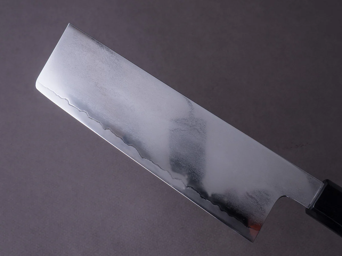 Takada no Hamono - Ginsanko - Suiboku - 180mm Nakiri - Rosewood Handle - Image 4