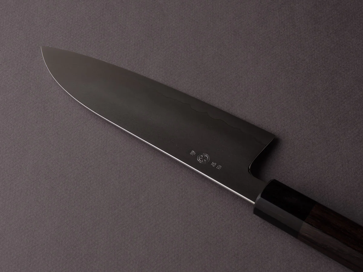 Takada no Hamono - Ginsanko - Suiboku - 180mm Santoku - Ho Wood Handle - Extra Thin - Image 2