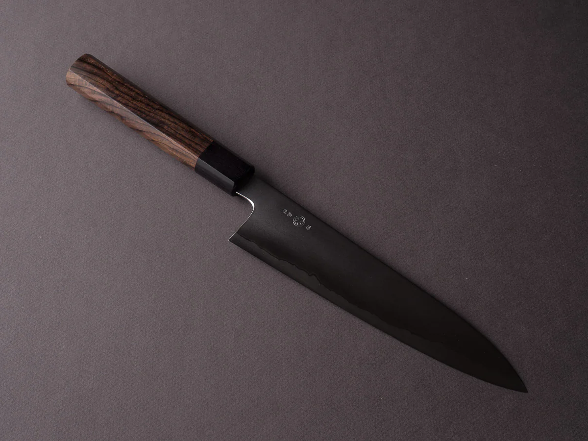 Takada no Hamono - Ginsanko - Suiboku - 210mm Gyuto - Rosewood Handle