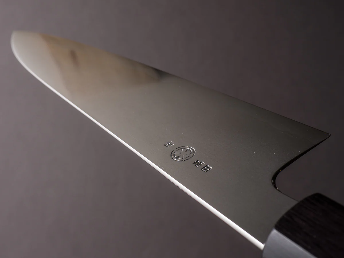 Takada no Hamono - Ginsanko - Suiboku - 210mm Gyuto - Rosewood Handle - Image 11