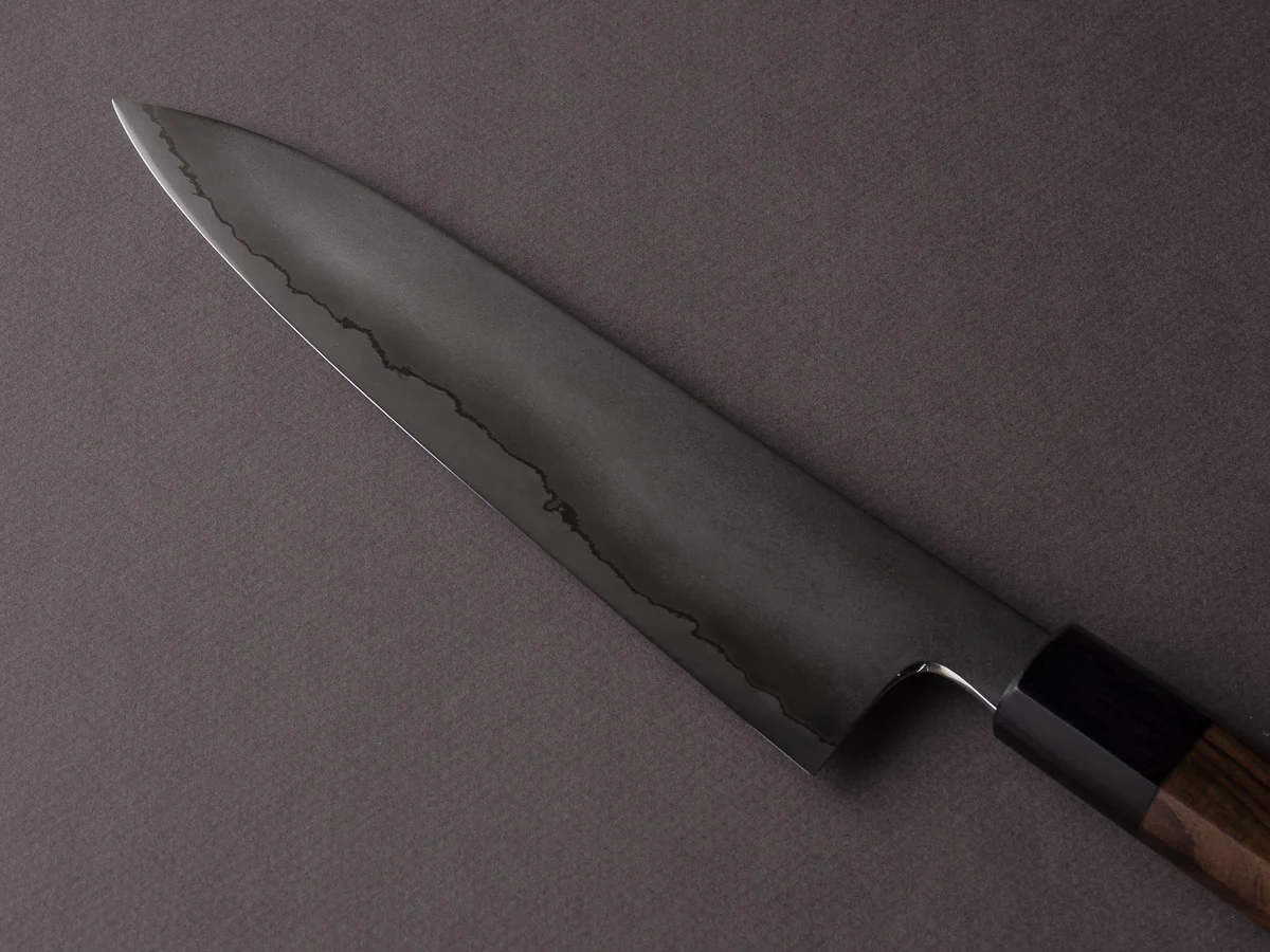 Takada no Hamono - Ginsanko - Suiboku - 210mm Gyuto - Rosewood Handle - Image 3