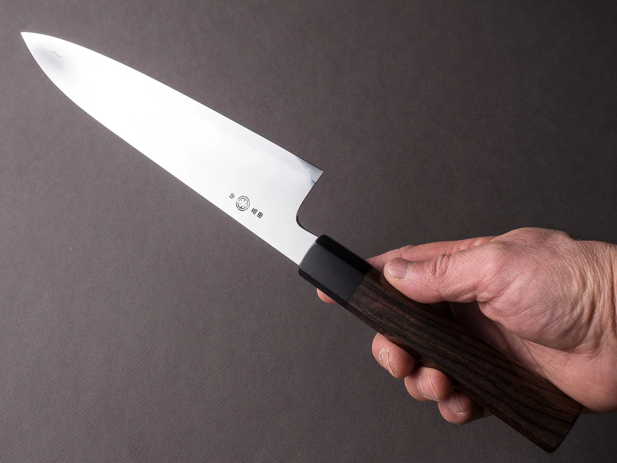 Takada no Hamono - Ginsanko - Suiboku - 210mm Gyuto - Rosewood Handle - Image 5