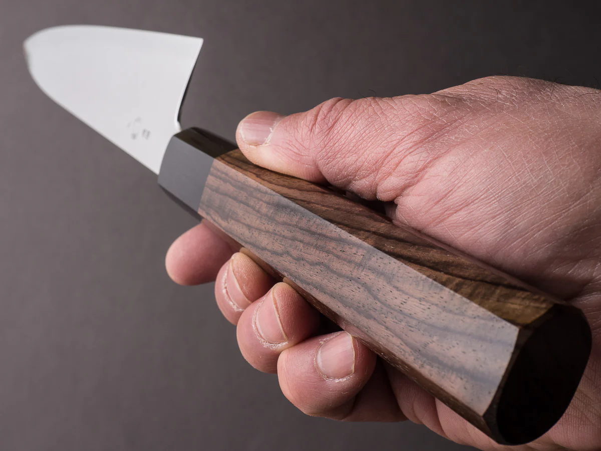Takada no Hamono - Ginsanko - Suiboku - 210mm Gyuto - Rosewood Handle - Image 9
