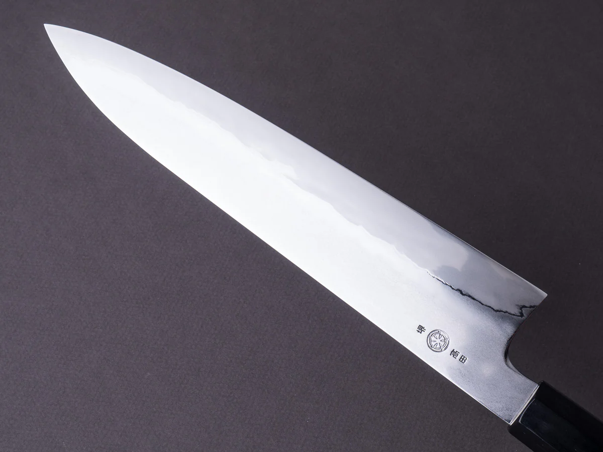 Takada no Hamono - Ginsanko - Suiboku - 240mm Gyuto - Ho Wood Handle - Image 4