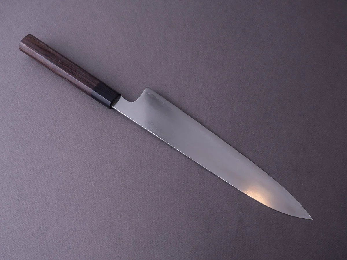 Takada no Hamono - Ginsanko - Suiboku - 270mm Gyuto - Rosewood Handle - Image 3