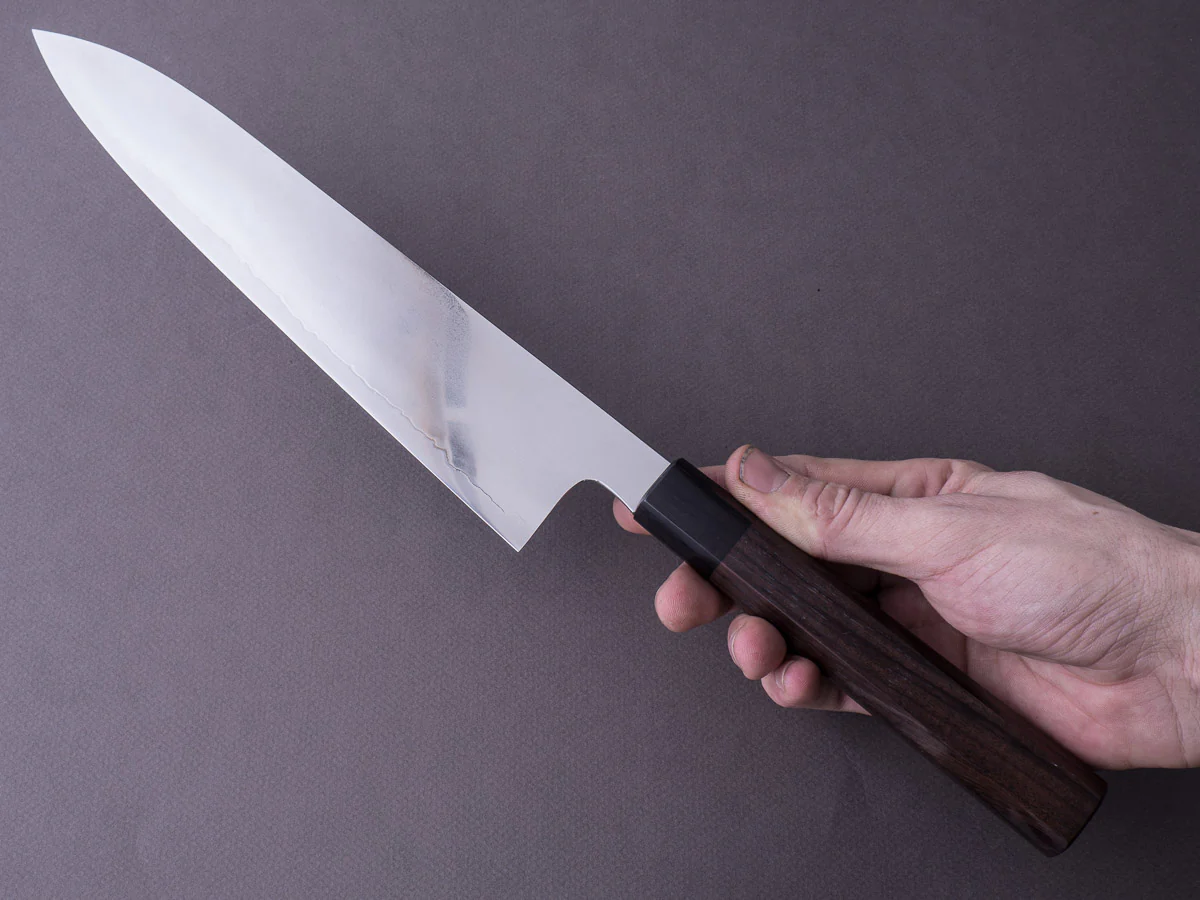 Takada no Hamono - Ginsanko - Suiboku - 270mm Gyuto - Rosewood Handle - Image 8