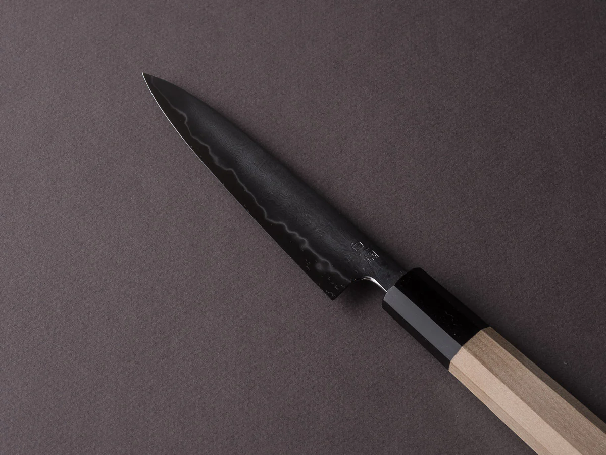 Takada no Hamono - White #1 Suiboku - 135mm Petty - Ho Wood Handle - Image 3