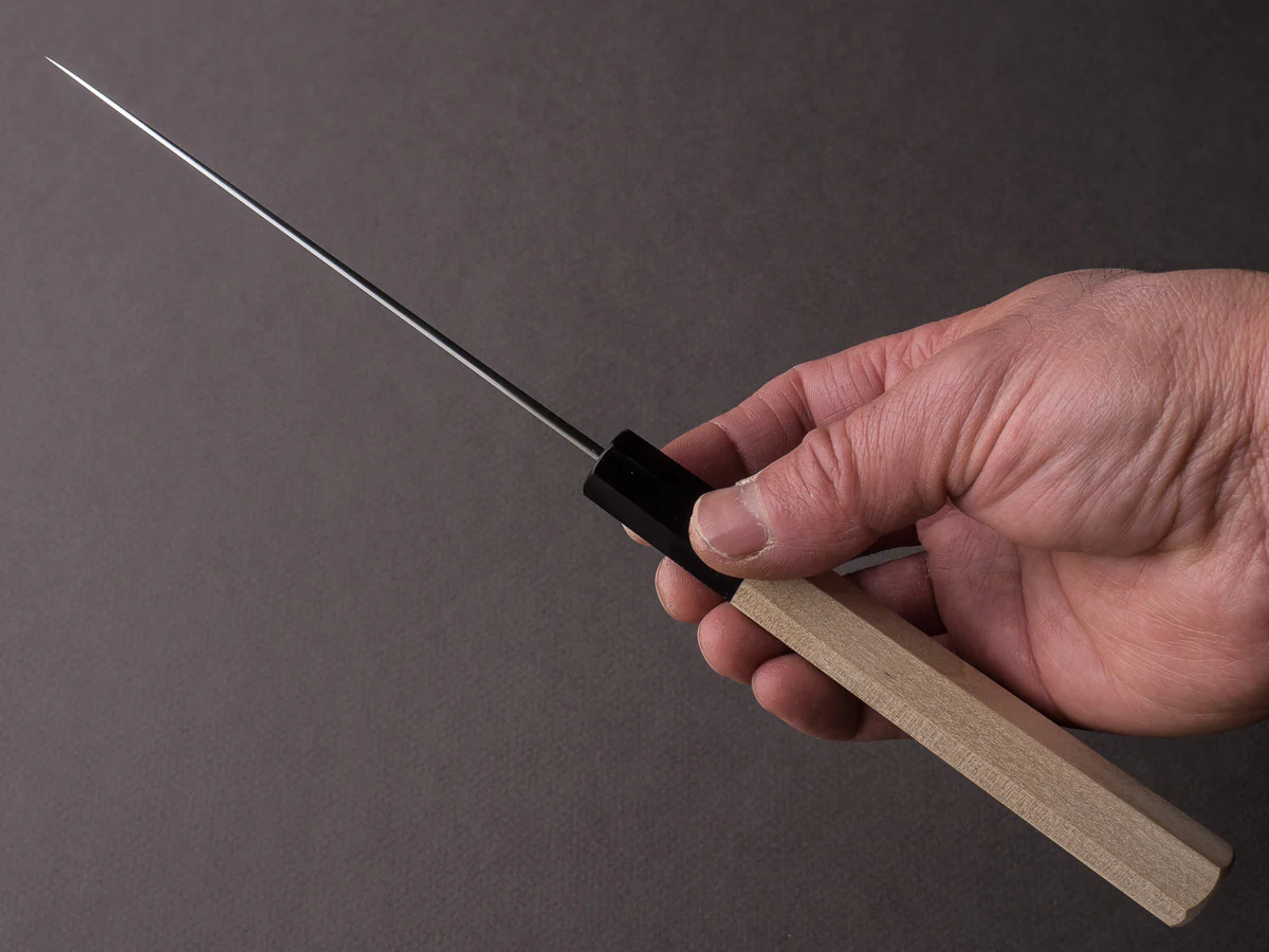 Takada no Hamono - White #1 Suiboku - 135mm Petty - Ho Wood Handle - Image 7
