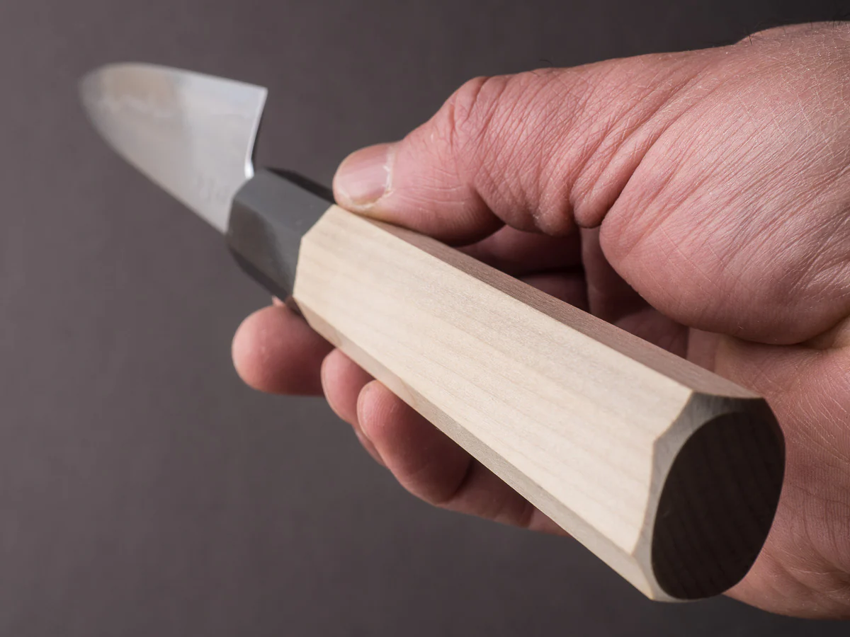 Takada no Hamono - White #1 Suiboku - 135mm Petty - Ho Wood Handle - Image 9