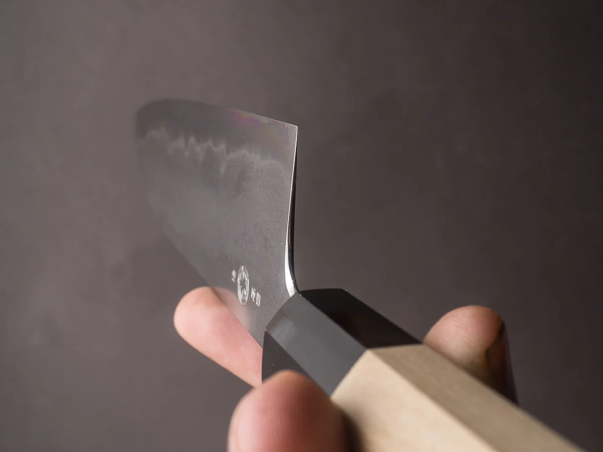 Takada no Hamono - White #1 - Suiboku - 180mm Santoku - Ho Wood Handle - Image 2