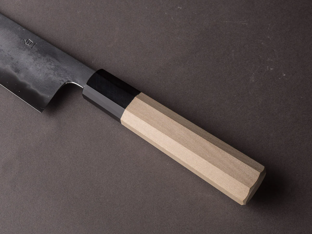 Takada no Hamono - White #1 - Suiboku - 180mm Santoku - Ho Wood Handle - Image 6