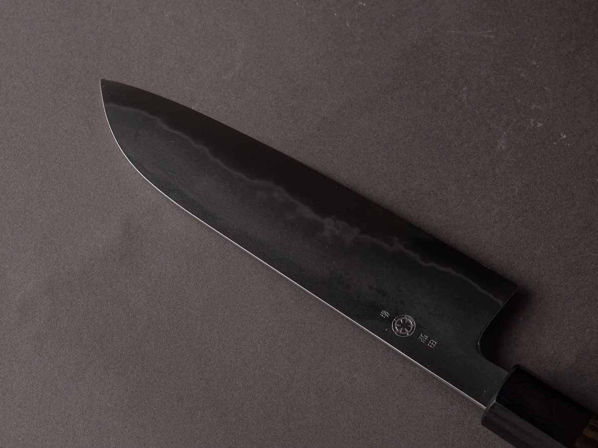 Takada no Hamono - White #1 - Suiboku - 180mm Santoku - Rosewood Handle - Image 5