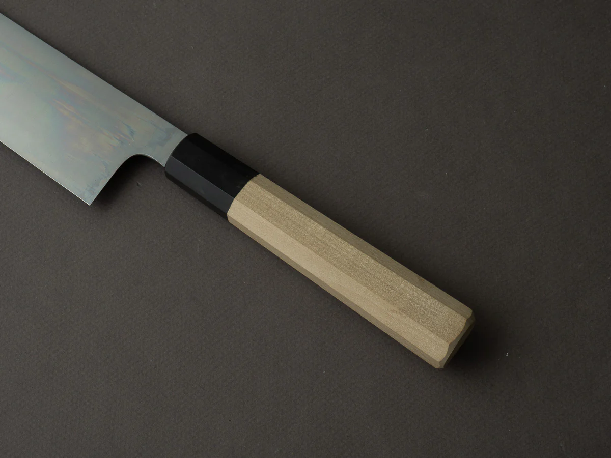 Takada no Hamono - White #2 - HH - 170mm Bunka (Mukimono Kaku) - Ho Wood Handle - Image 7