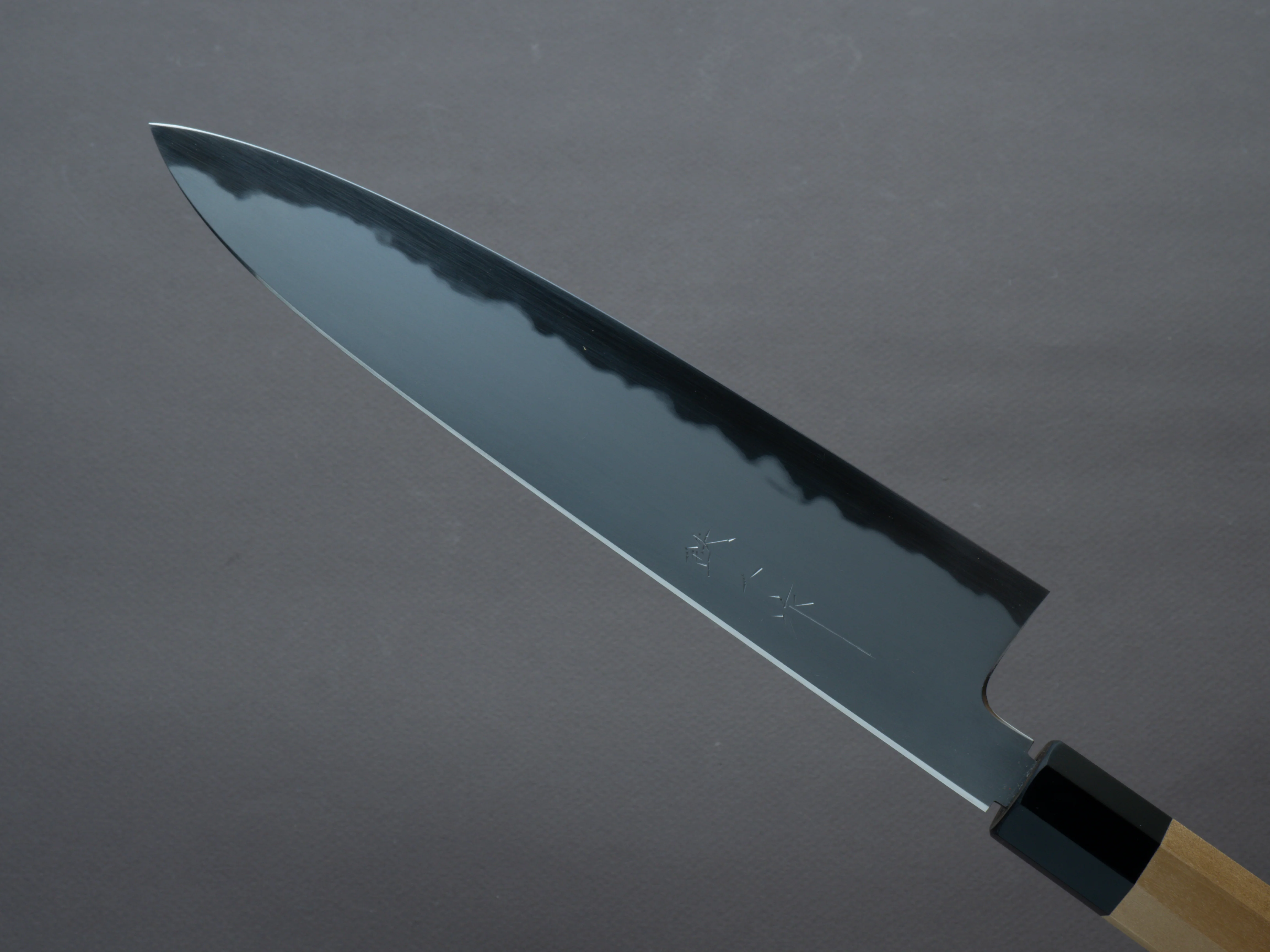 Tetsujin - Blue #2 - Kasumi - 240mm Gyuto - Magnolia Wood Handle - Image 4