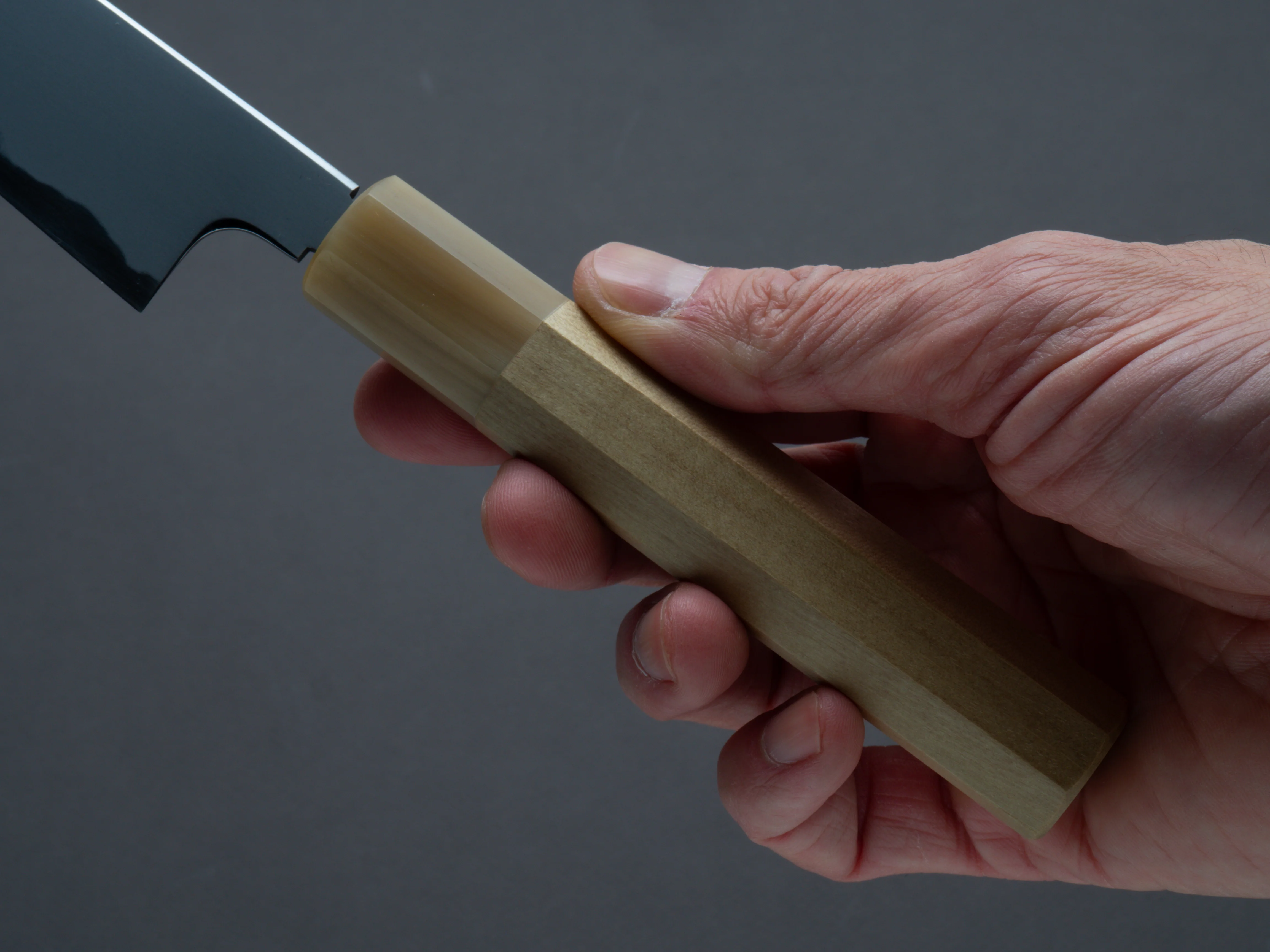 Tetsujin - Blue #2 - Kasumi - Kiritsuke Petty - 165mm - Magnolia Handle - Image 5