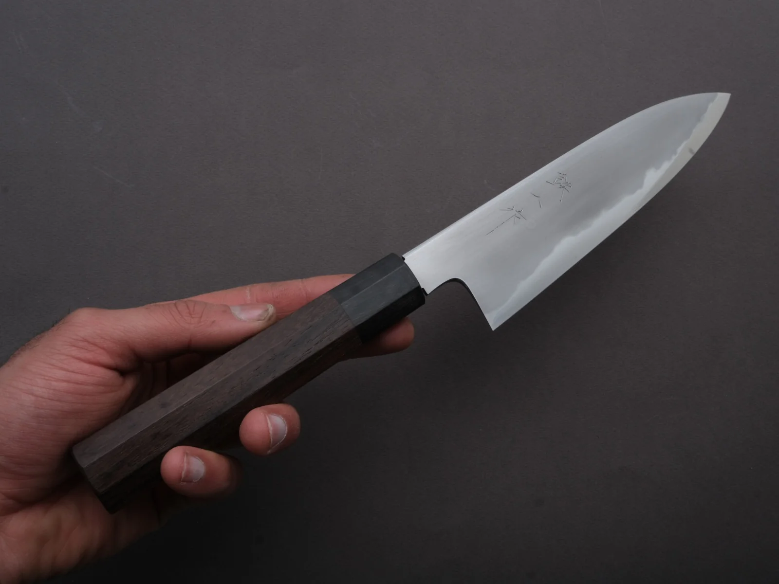 Tetsujin - Blue #2 - Kasumi - Santoku - 180mm - Taihei Rosewood Handle - Image 3