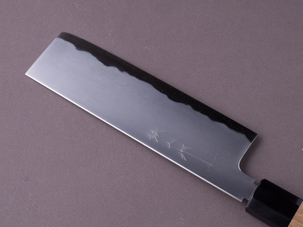 Tetsujin - Kasumi - Blue #2 - 180mm Nakiri - Magnolia Handle - Image 3