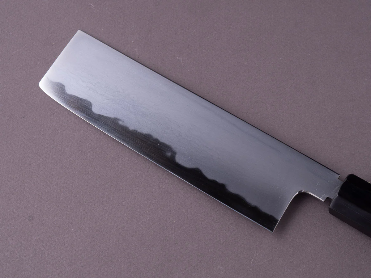 Tetsujin - Kasumi - Blue #2 - 180mm Nakiri - Magnolia Handle - Image 4