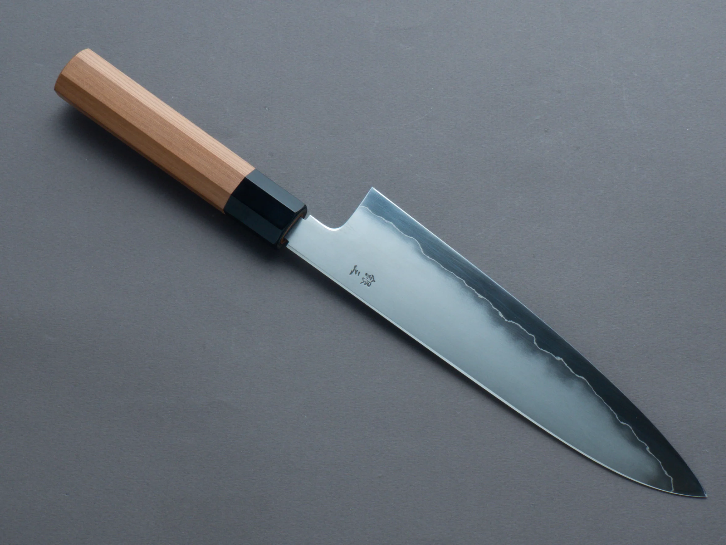 Tetsujin - Silver #3 - Kasumi - Gyuto - 210mm - Yakasugi Cedar Handle - Image 2