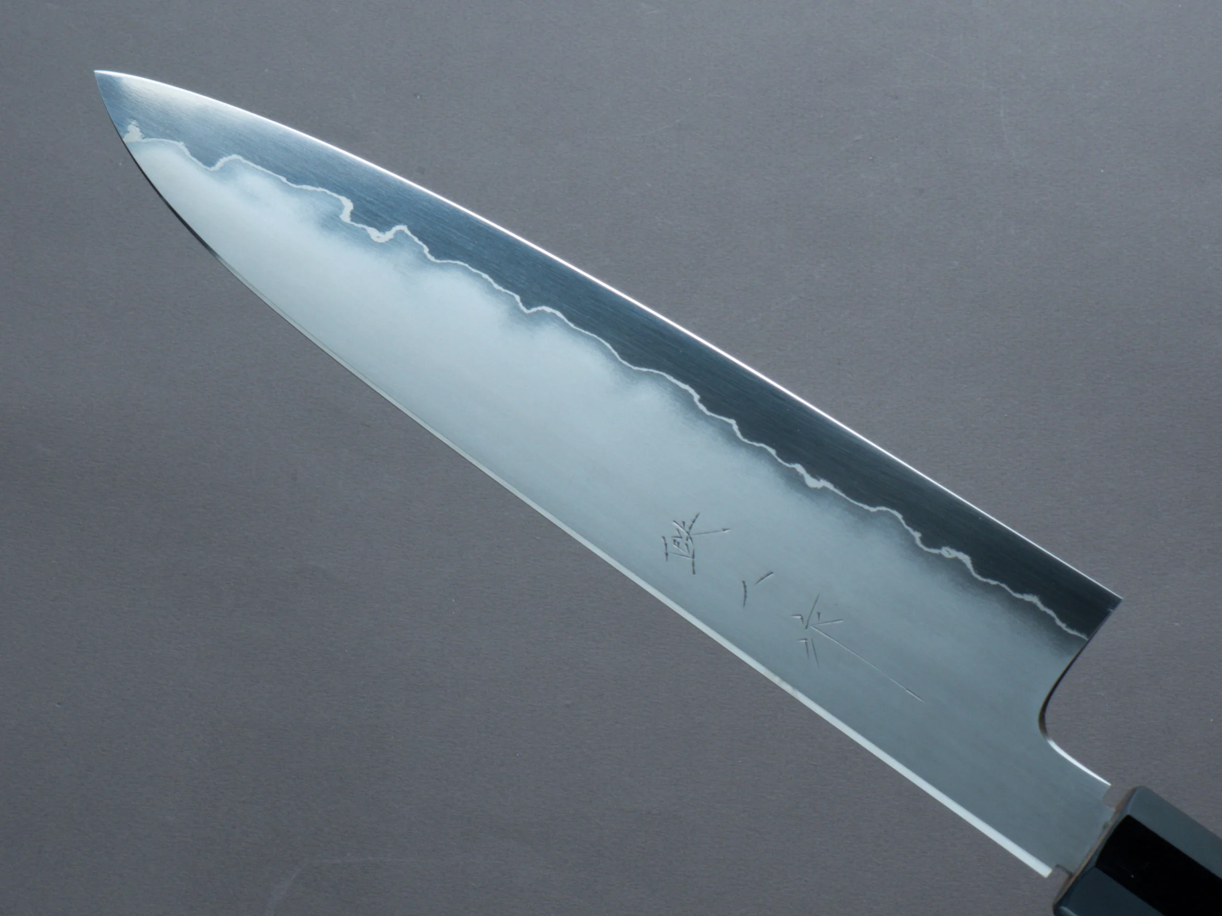Tetsujin - Silver #3 - Kasumi - Gyuto - 210mm - Yakasugi Cedar Handle - Image 4
