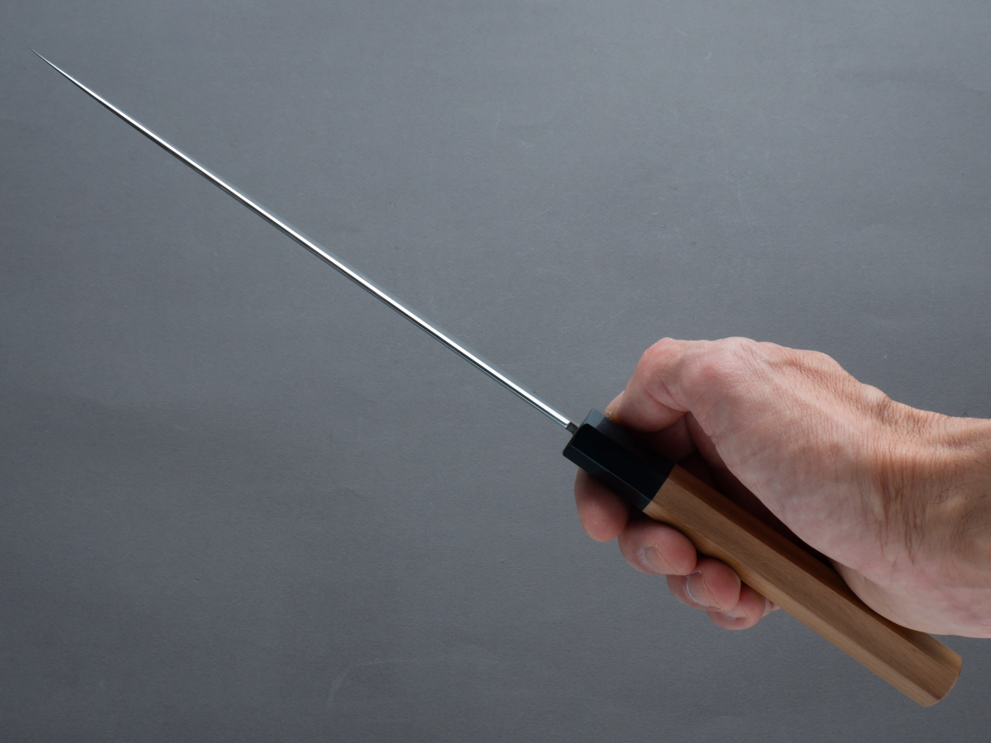 Tetsujin - Silver #3 - Kasumi - Gyuto - 210mm - Yakasugi Cedar Handle - Image 6