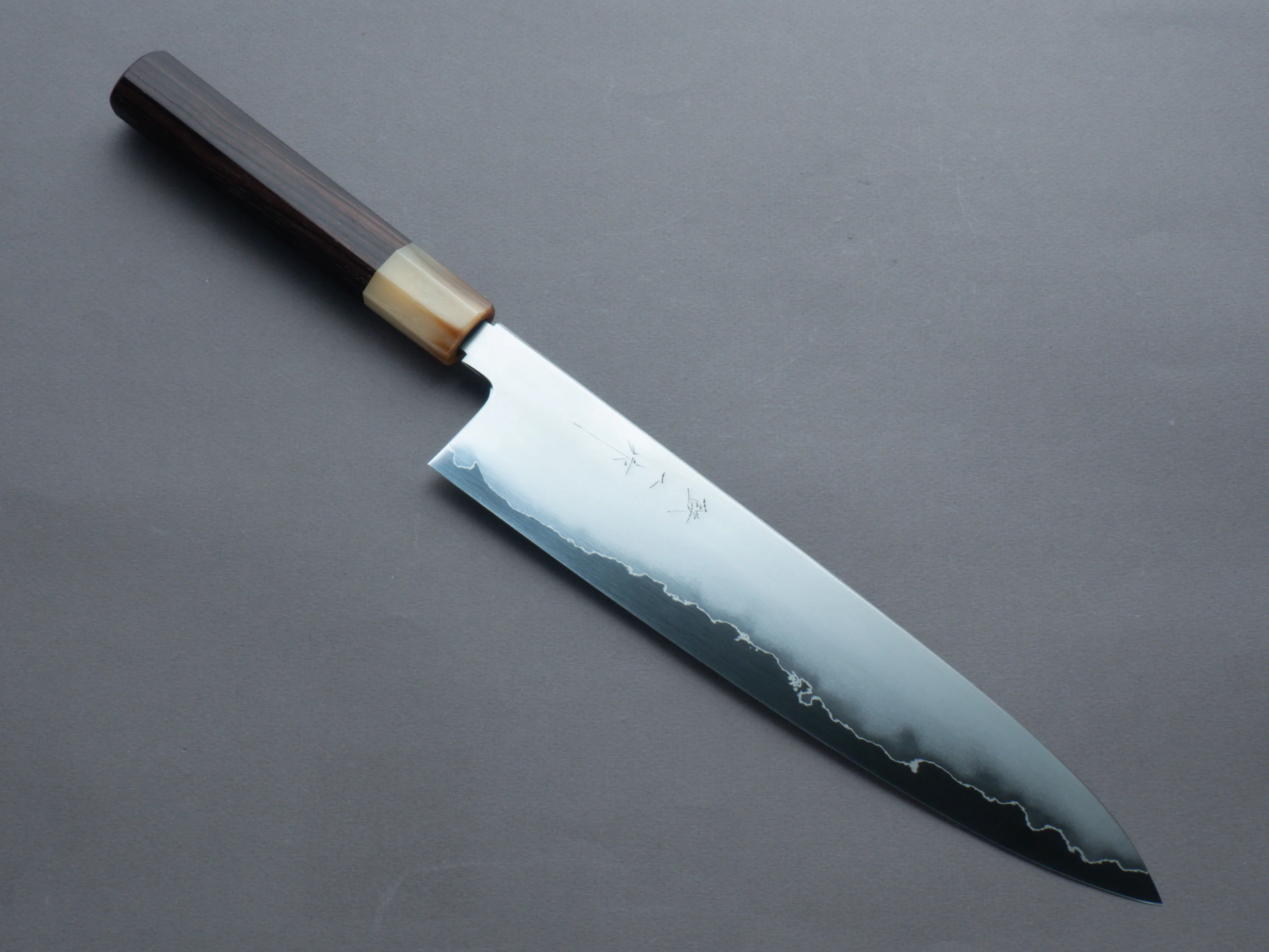 Tetsujin - Silver #3 - Kasumi - Gyuto - 270mm - Taihei Makassar Ebony Handle