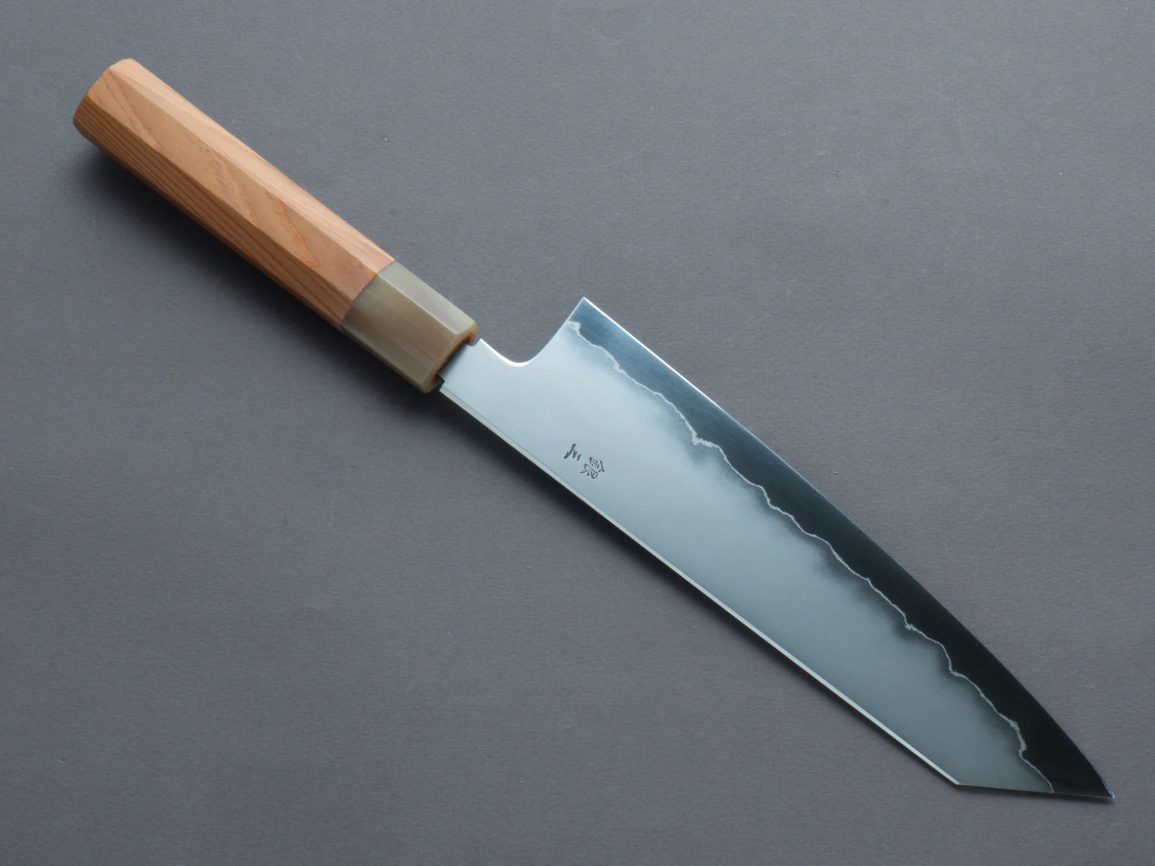 Tetsujin - Silver #3 - Kasumi - Kiritsuke Gyuto - 210mm - Yakusugi Cedar Handle - Image 2