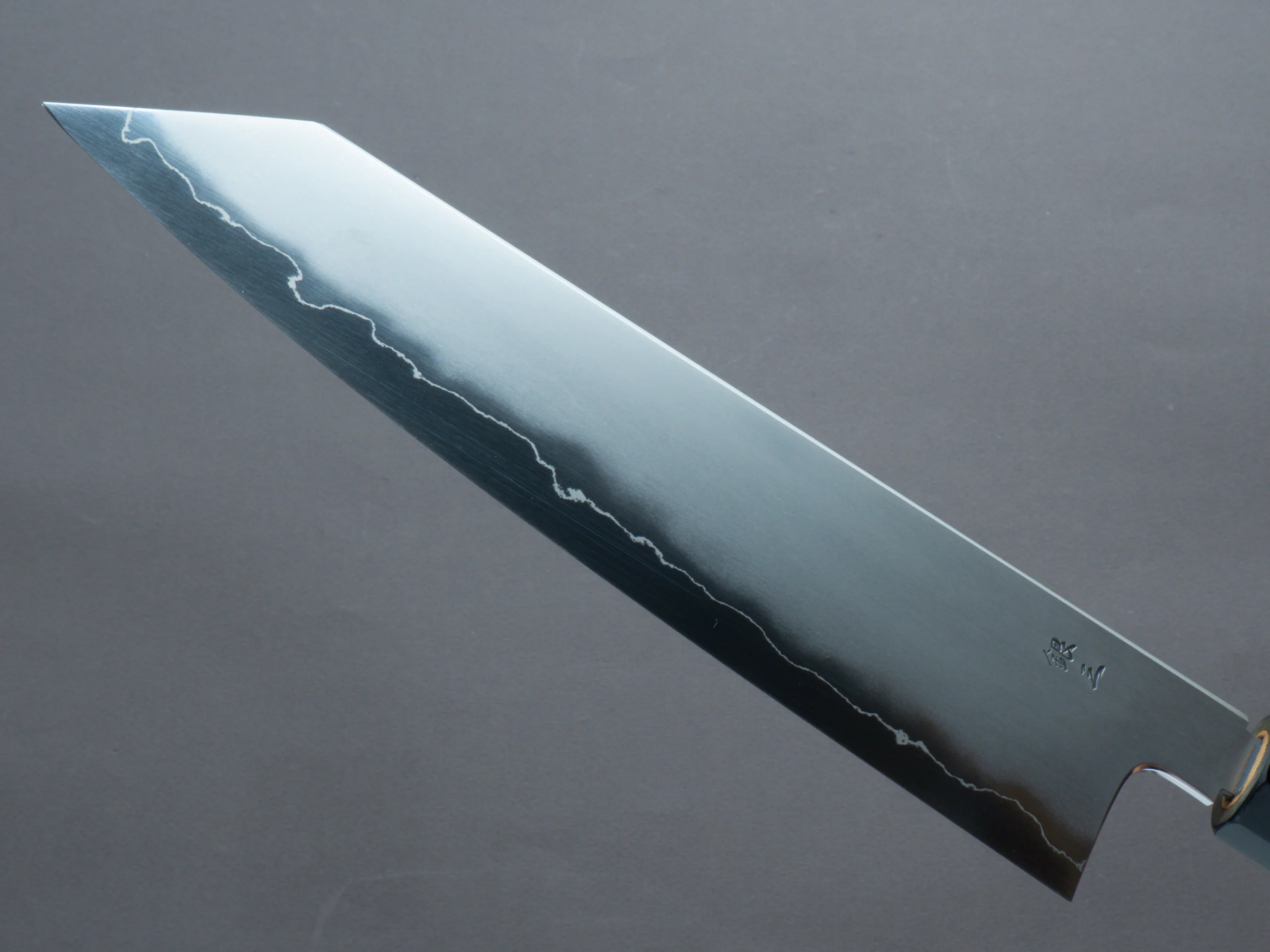 Tetsujin - Silver #3 - Kasumi - Kiritsuke Gyuto - 240mm - Yakusugi Cedar Handle - Image 3