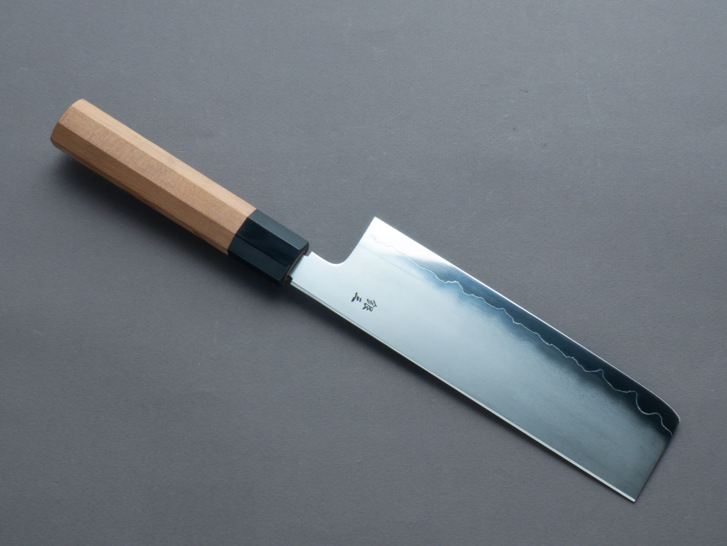 Tetsujin - Silver #3 - Kasumi - Nakiri 180mm - Yakusugi Cedar Handle - Image 2