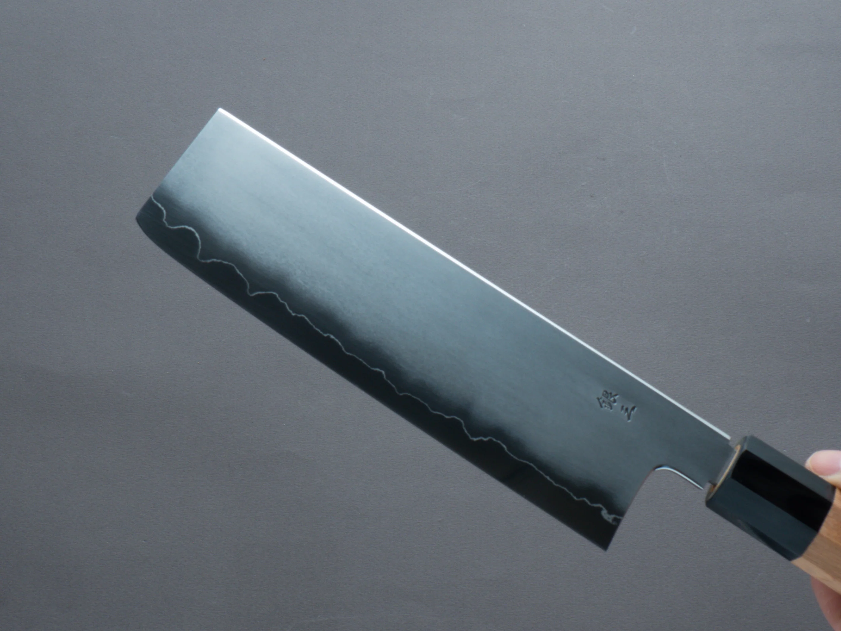 Tetsujin - Silver #3 - Kasumi - Nakiri 180mm - Yakusugi Cedar Handle - Image 3
