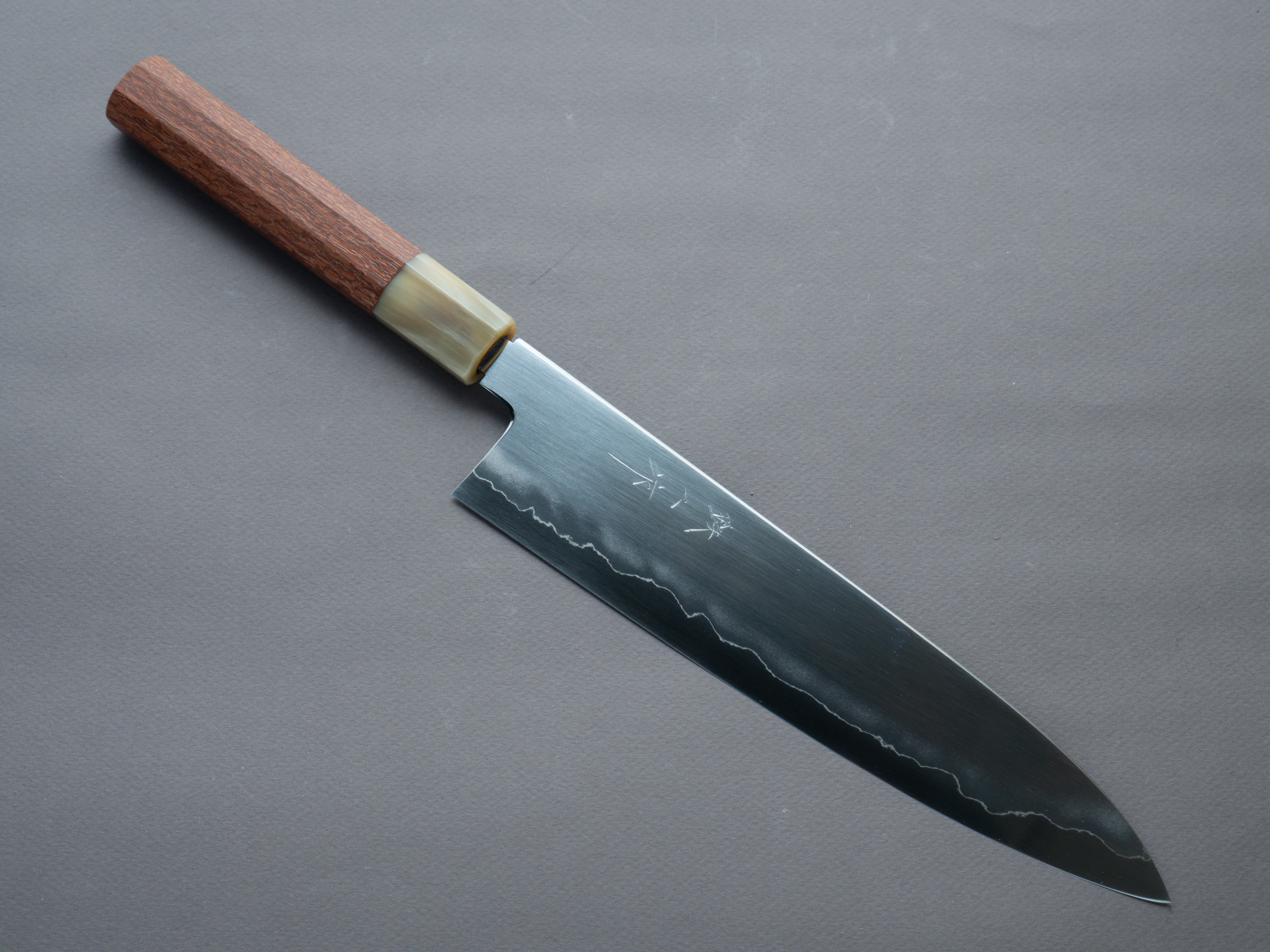 Tetsujin - Silver #3 - Ukiba - 240mm Gyuto - Lacewood Handle