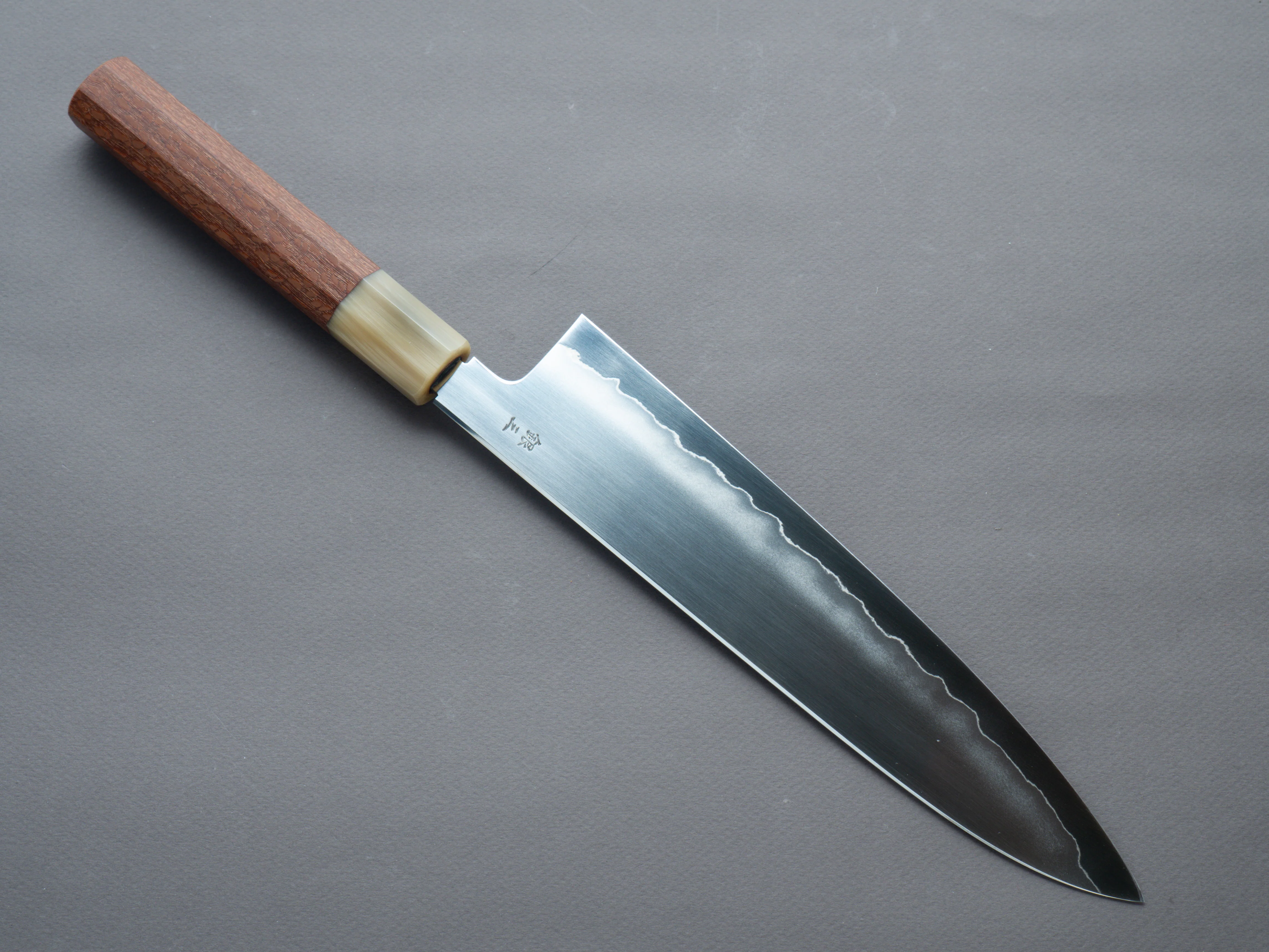 Tetsujin - Silver #3 - Ukiba - 240mm Gyuto - Lacewood Handle - Image 2