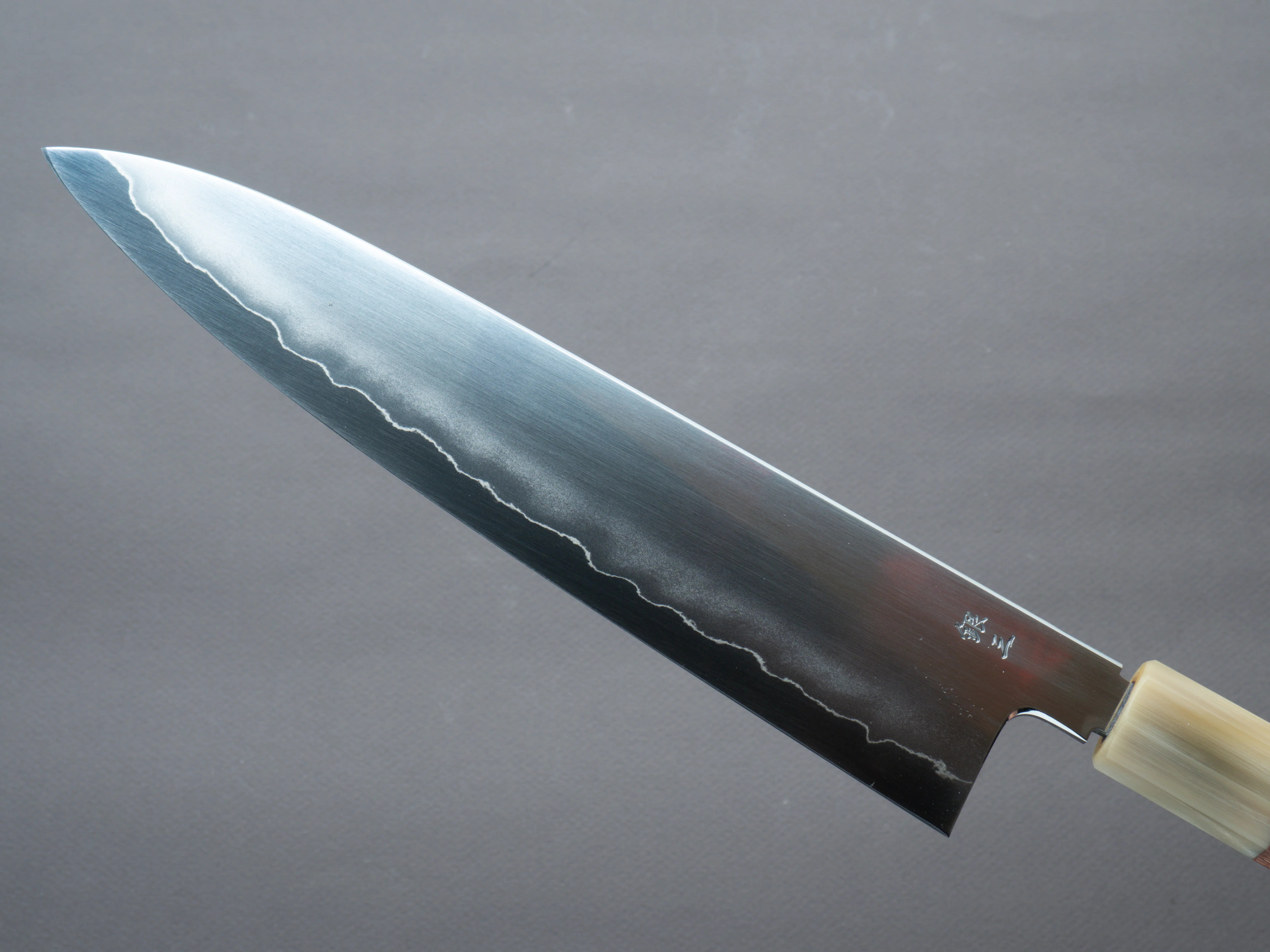 Tetsujin - Silver #3 - Ukiba - 240mm Gyuto - Lacewood Handle - Image 3
