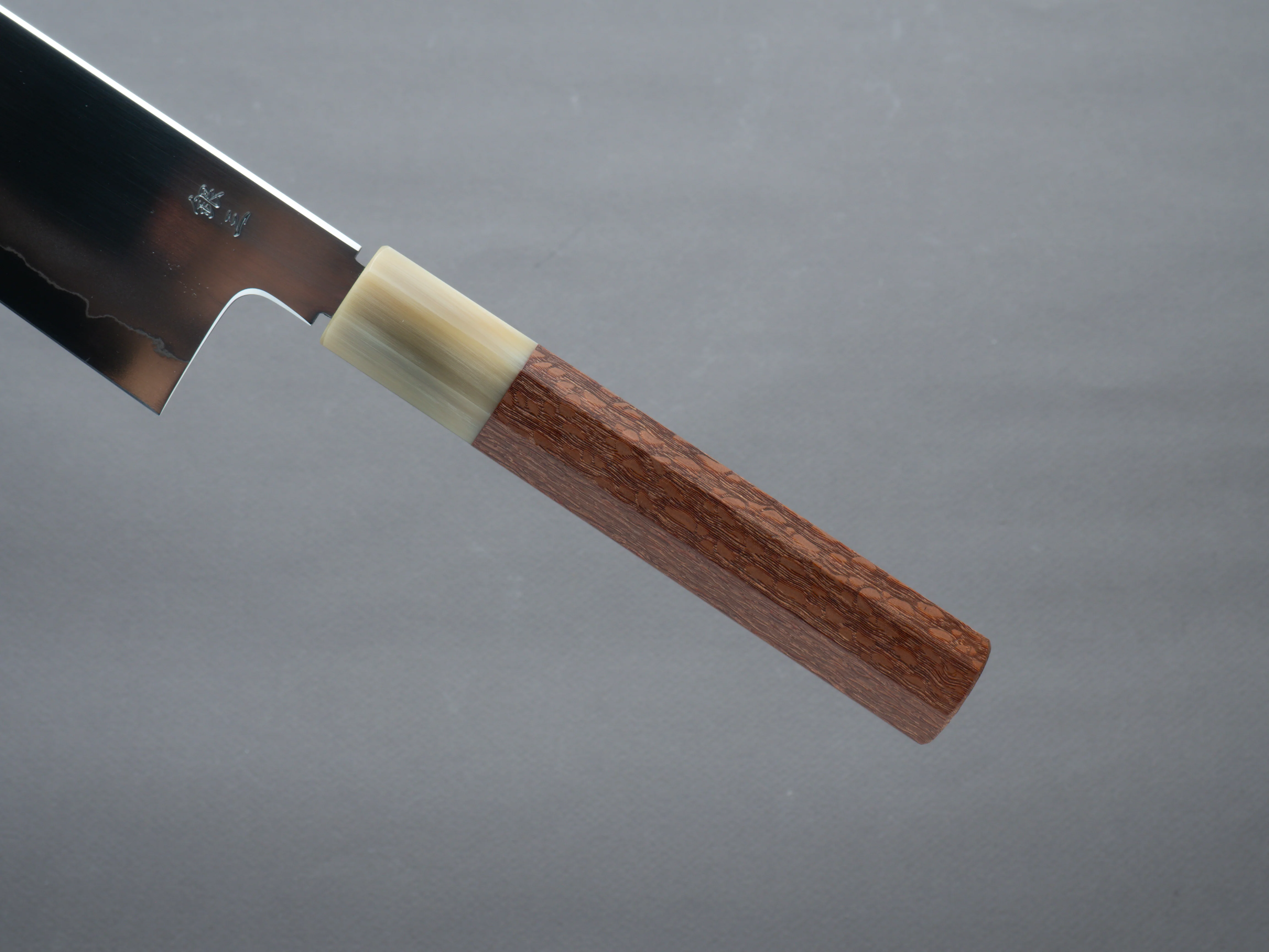 Tetsujin - Silver #3 - Ukiba - 240mm Gyuto - Lacewood Handle - Image 5