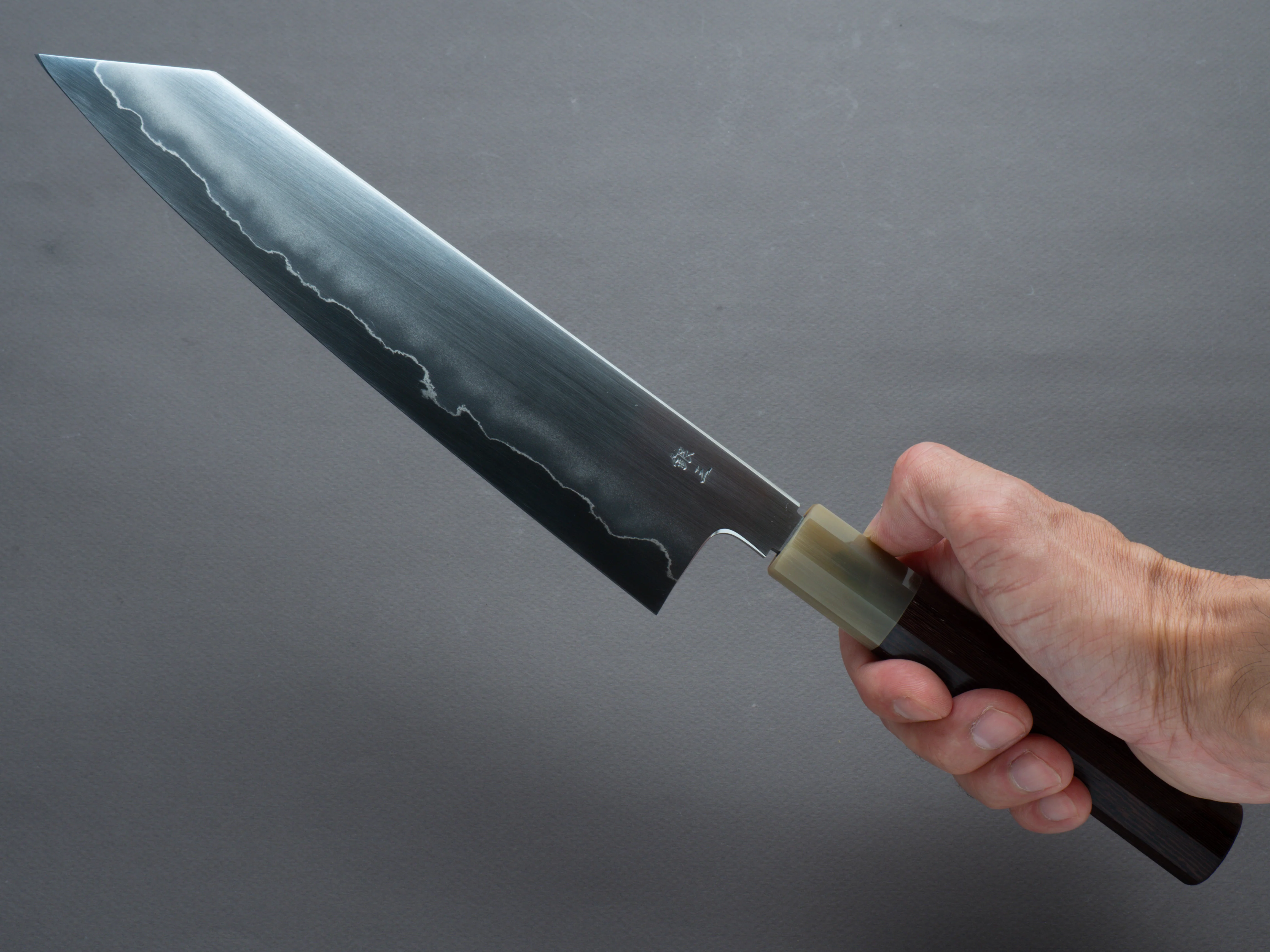 Tetsujin - Ukiba - Silver #3 - 240mm Kiritsuke Gyuto - Taihei Tagayasan Handle - Image 6