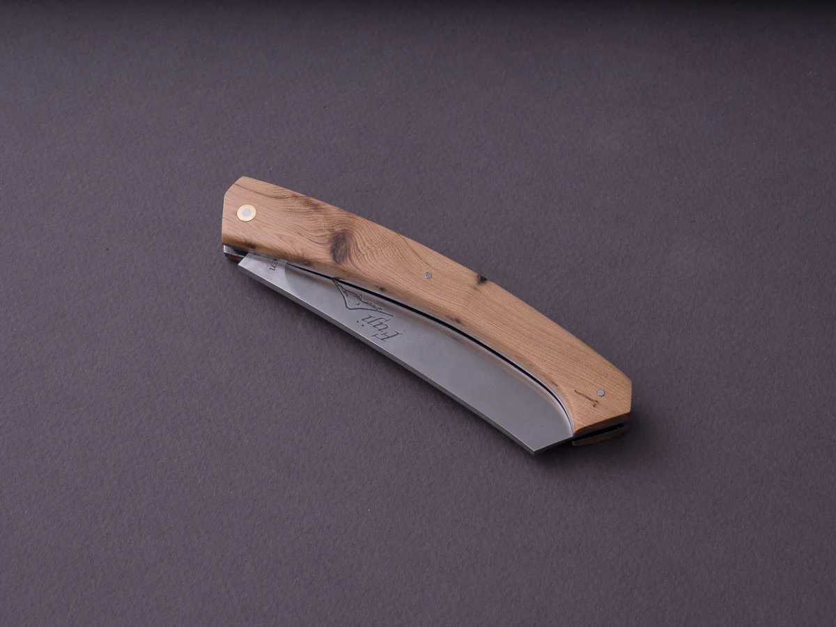 Teymen - Fuji - 12.5cm Folding Knife - Juniper Handle - Image 3