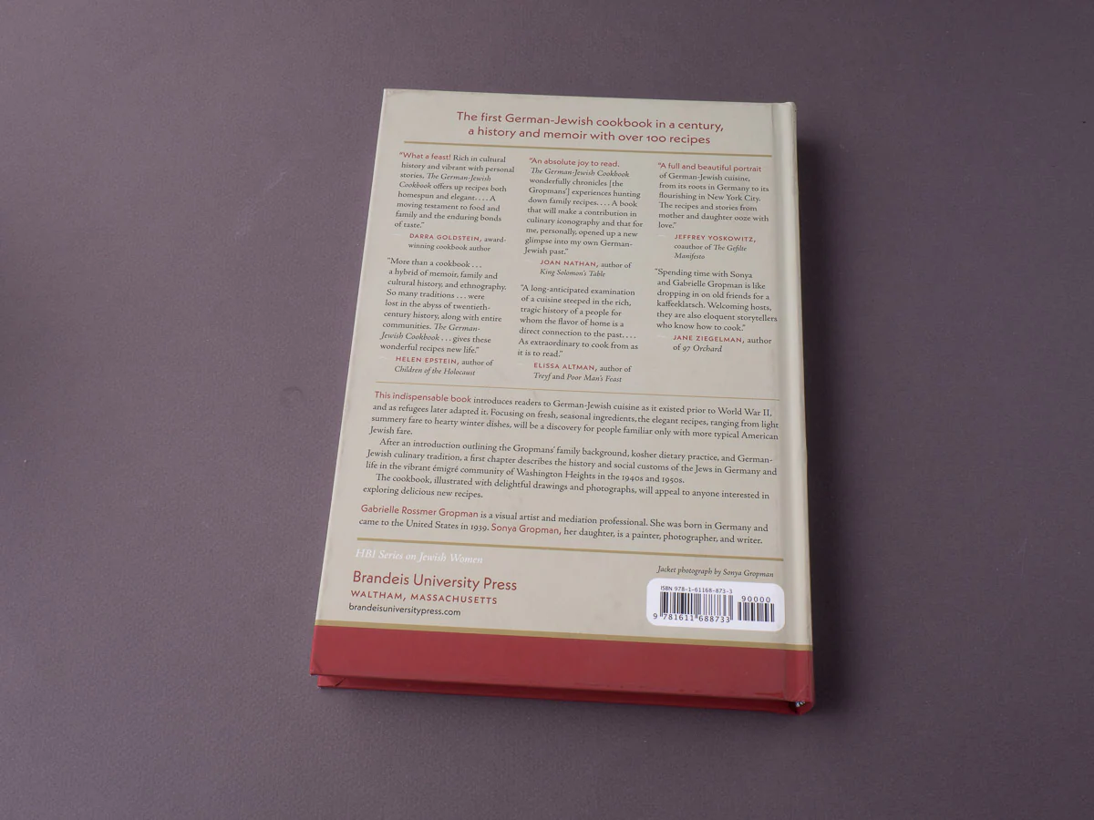 The German-Jewish Cookbook: Recipes and History of a Cuisine - Image 2