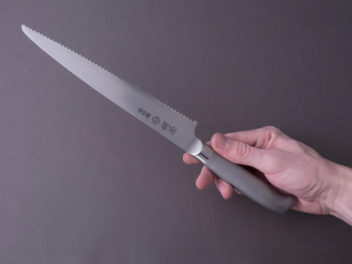Tsubaya - 210mm Bread Knife - Stainless Handle - Image 5