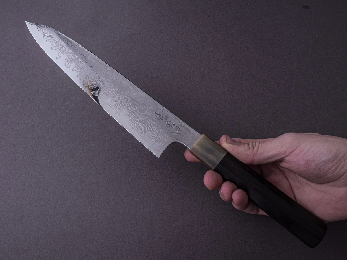 Tsubaya - Tamame Forged VG10 Damascus - 240mm Gyuto - Ebony Handle - Image 2