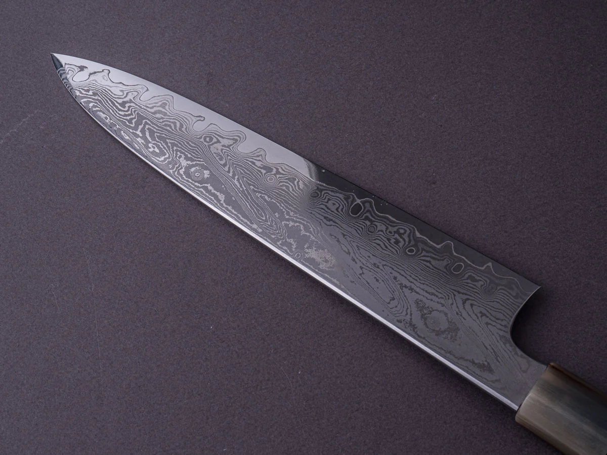 Tsubaya - Tamame Forged VG10 Damascus - 240mm Gyuto - Ebony Handle - Image 4